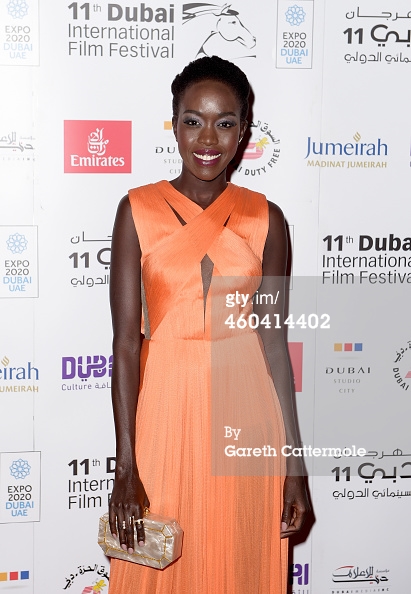 Kuoth Wiel at the Dubai International Film Festival premier of The Good Lie.