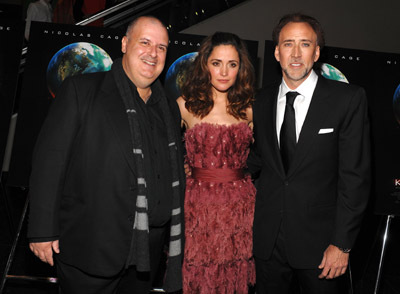 Nicolas Cage, Alex Proyas and Rose Byrne at event of Suvokimas (2009)