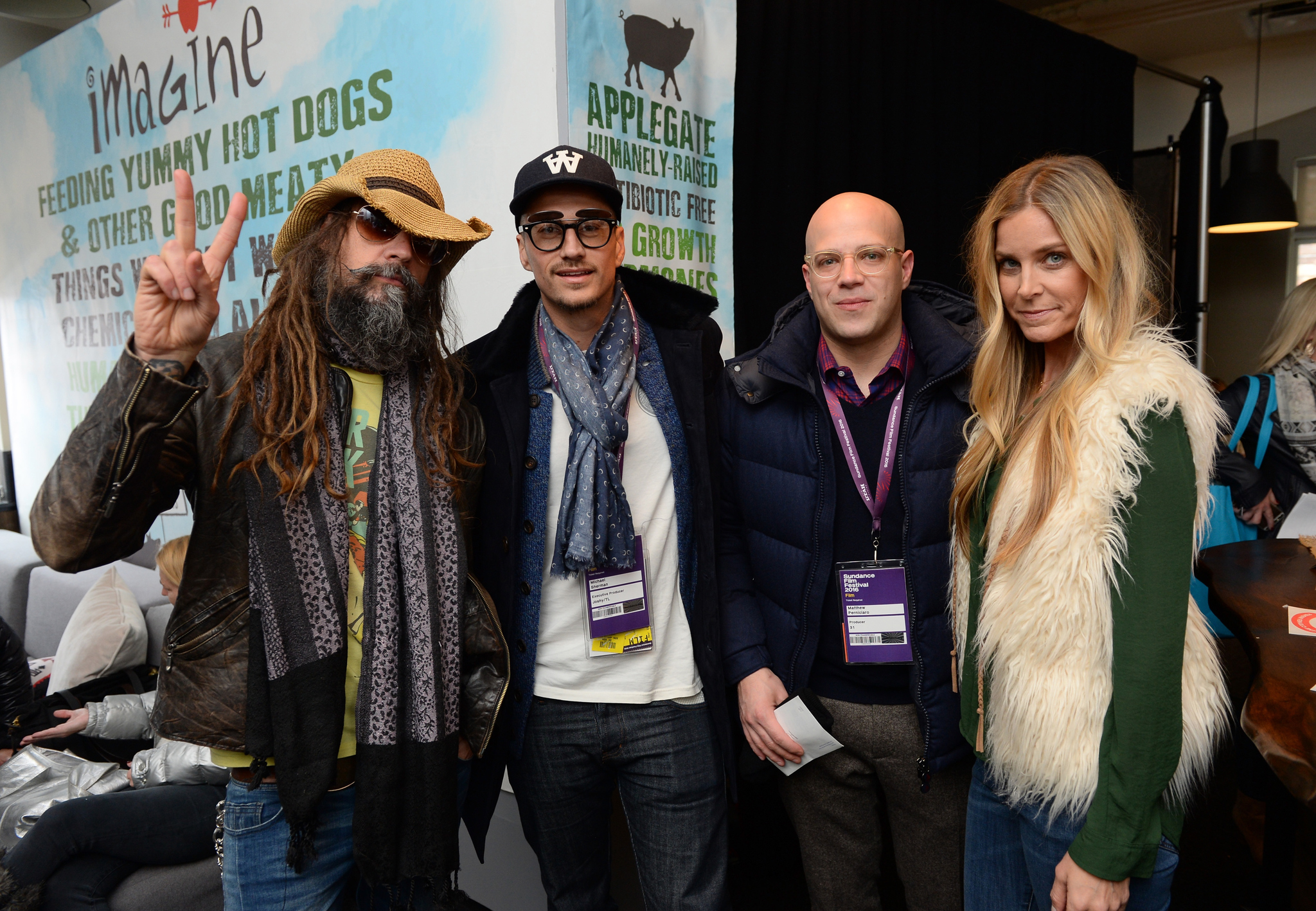 Sheri Moon Zombie, Matthew Perniciaro, Rob Zombie and Michael Sherman