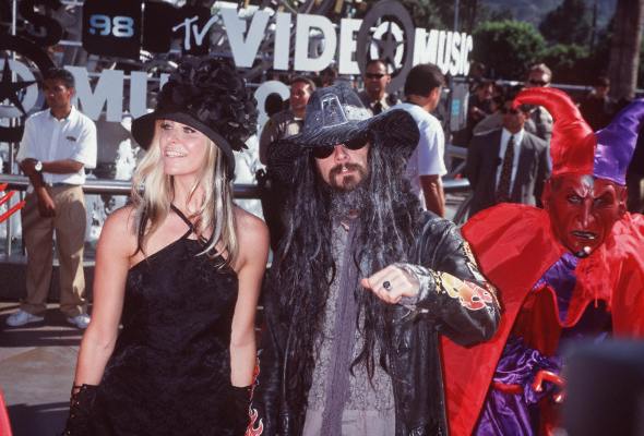 Sheri Moon Zombie and Rob Zombie