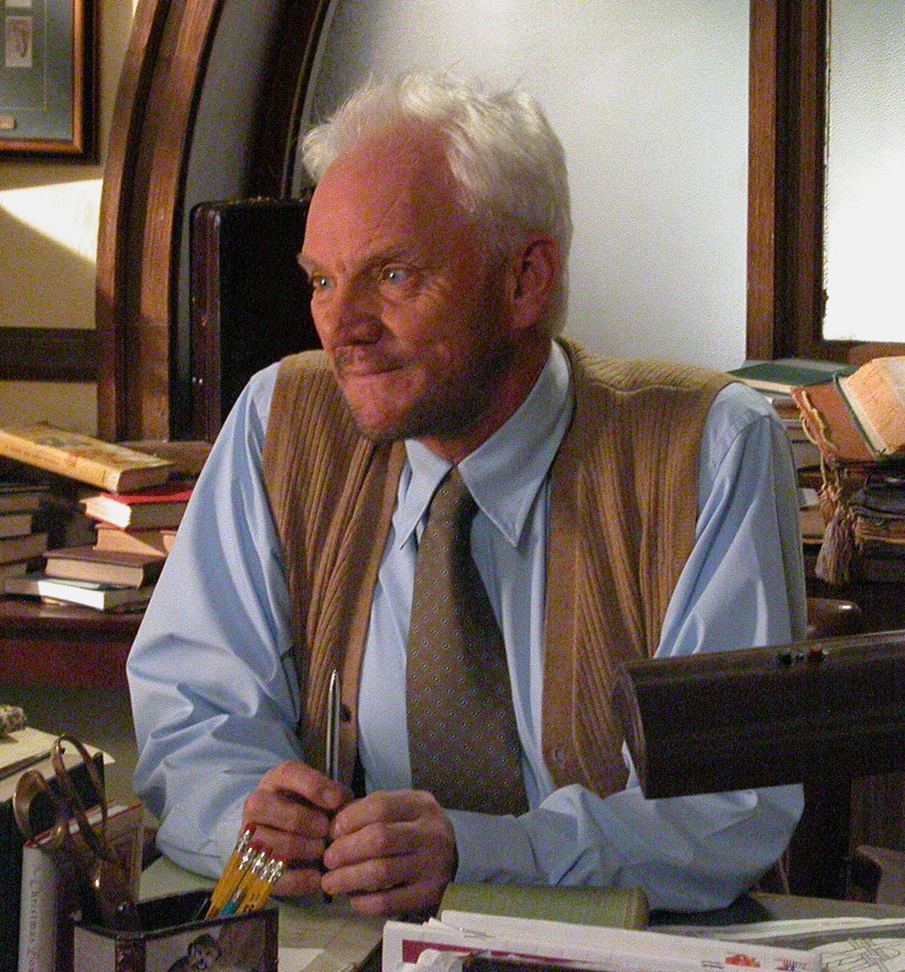 Still of Malcolm McDowell in Red Roses and Petrol (2003)