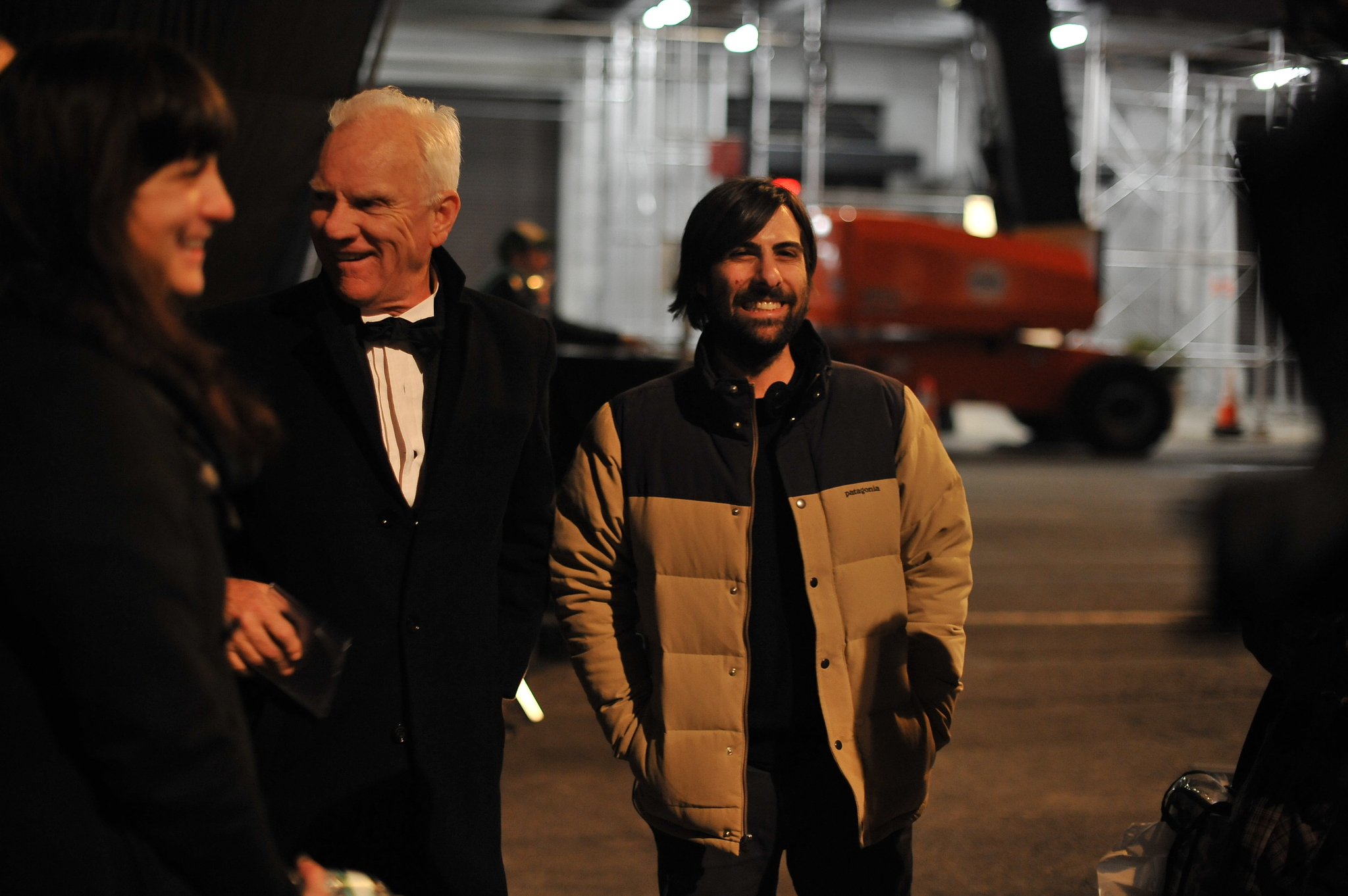 Still of Malcolm McDowell and Jason Schwartzman in Mozart in the Jungle (2014)