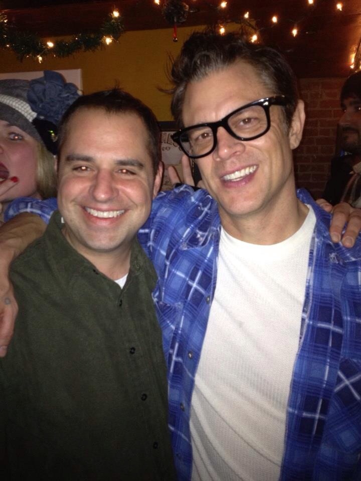 Chad White and Johnny Knoxville