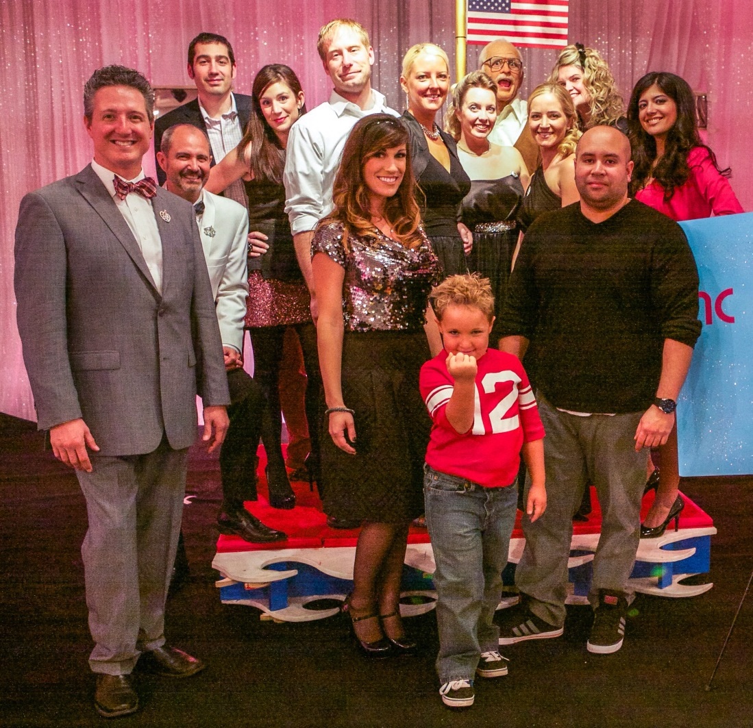 Wrap up picture after taping the last day of the Beauty Pageant scene in Jackass Presents: Bad Grandpa.