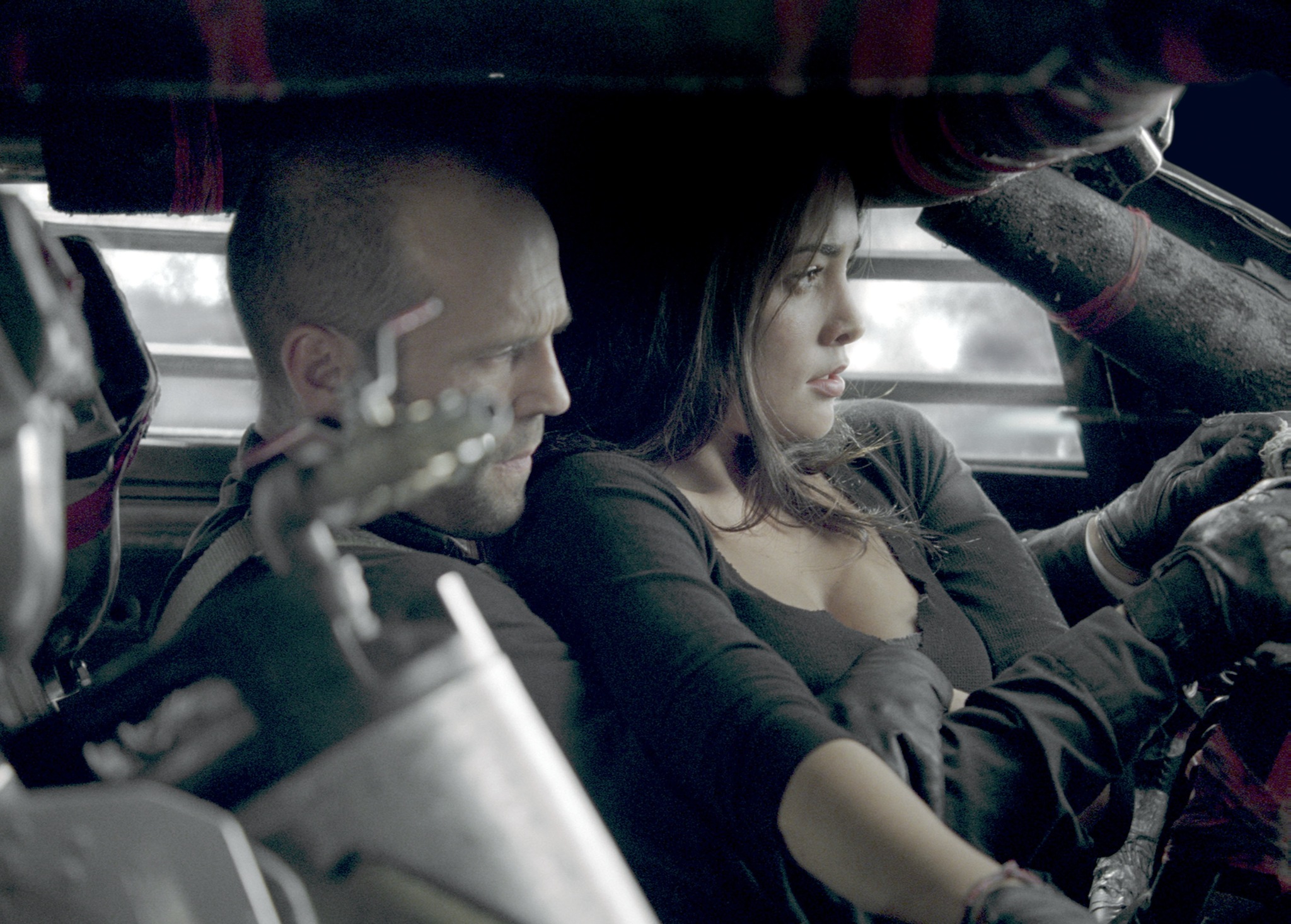 Still of Jason Statham and Natalie Martinez in Mirties lenktynes (2008)