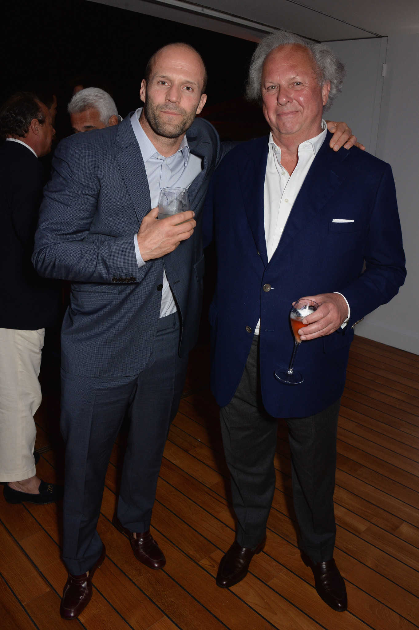 Jason Statham and Graydon Carter