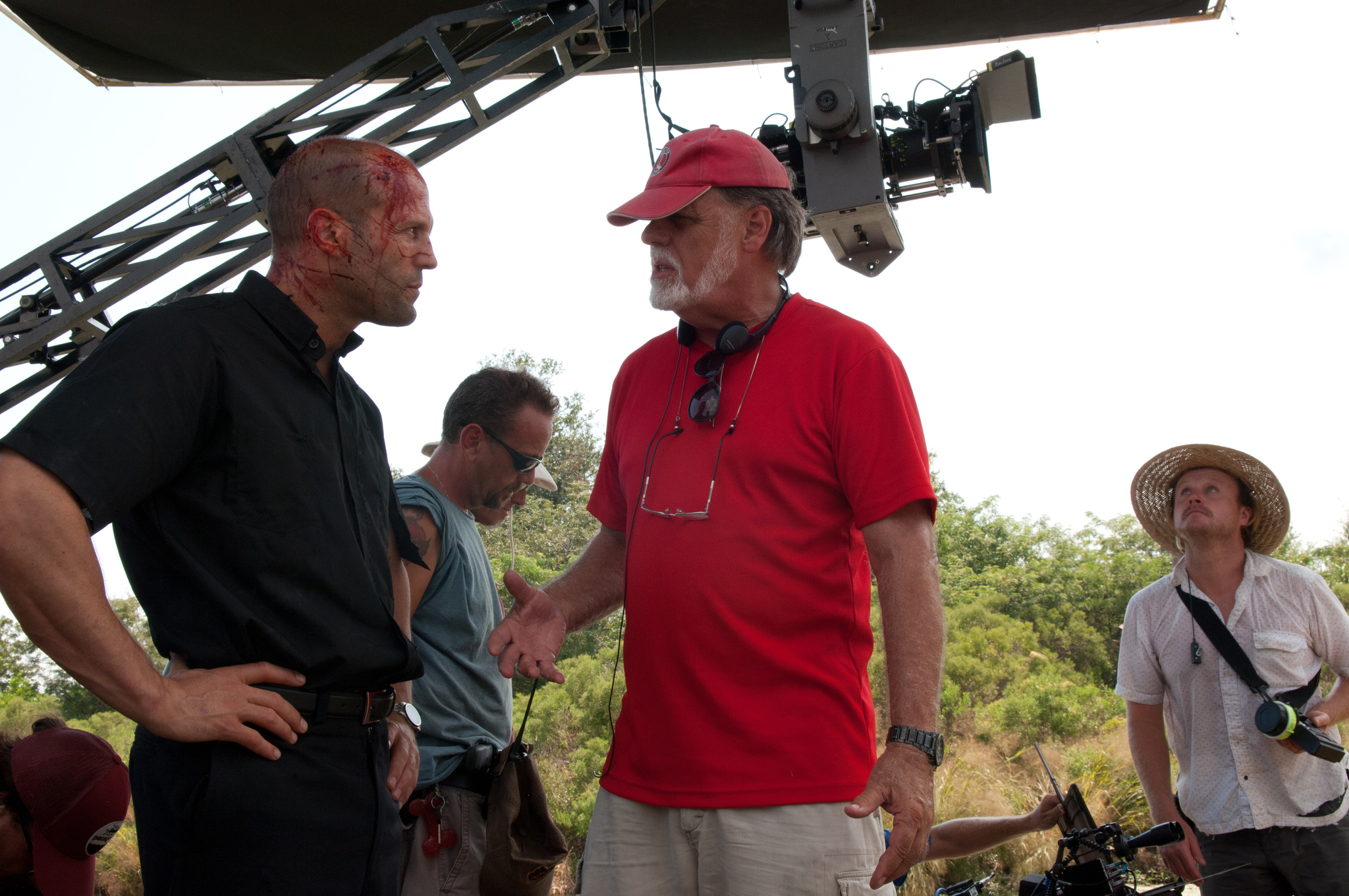 Still of Taylor Hackford and Jason Statham in Parkeris (2013)