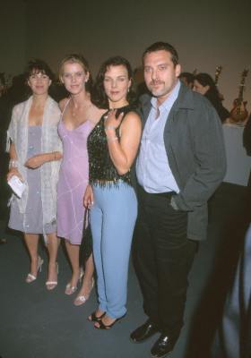 Debi Mazar and Tom Sizemore