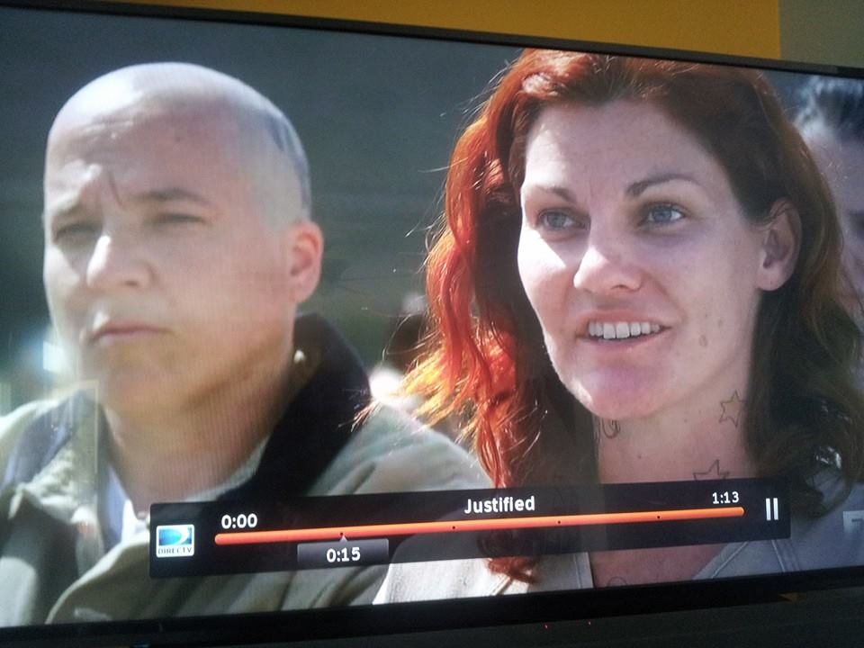 Justified Prison yard. Me and Casey McCarthy.