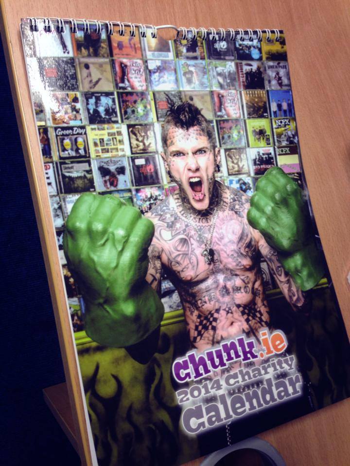 Front cover of Chunk.ie calender