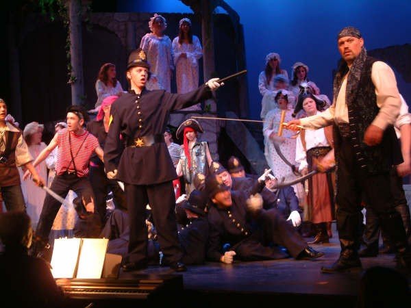 Ryan as the Sergeant of the Police in a production of The Pirates of Penzance.