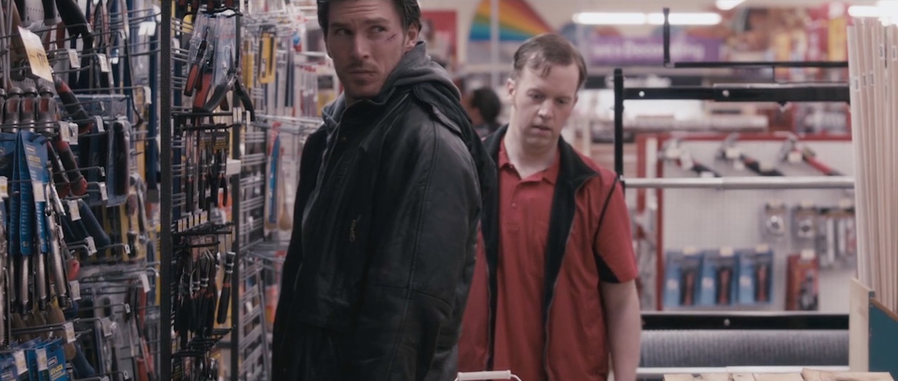 Ryan LaPlante and Christopher Russell in Gone Tomorrow.