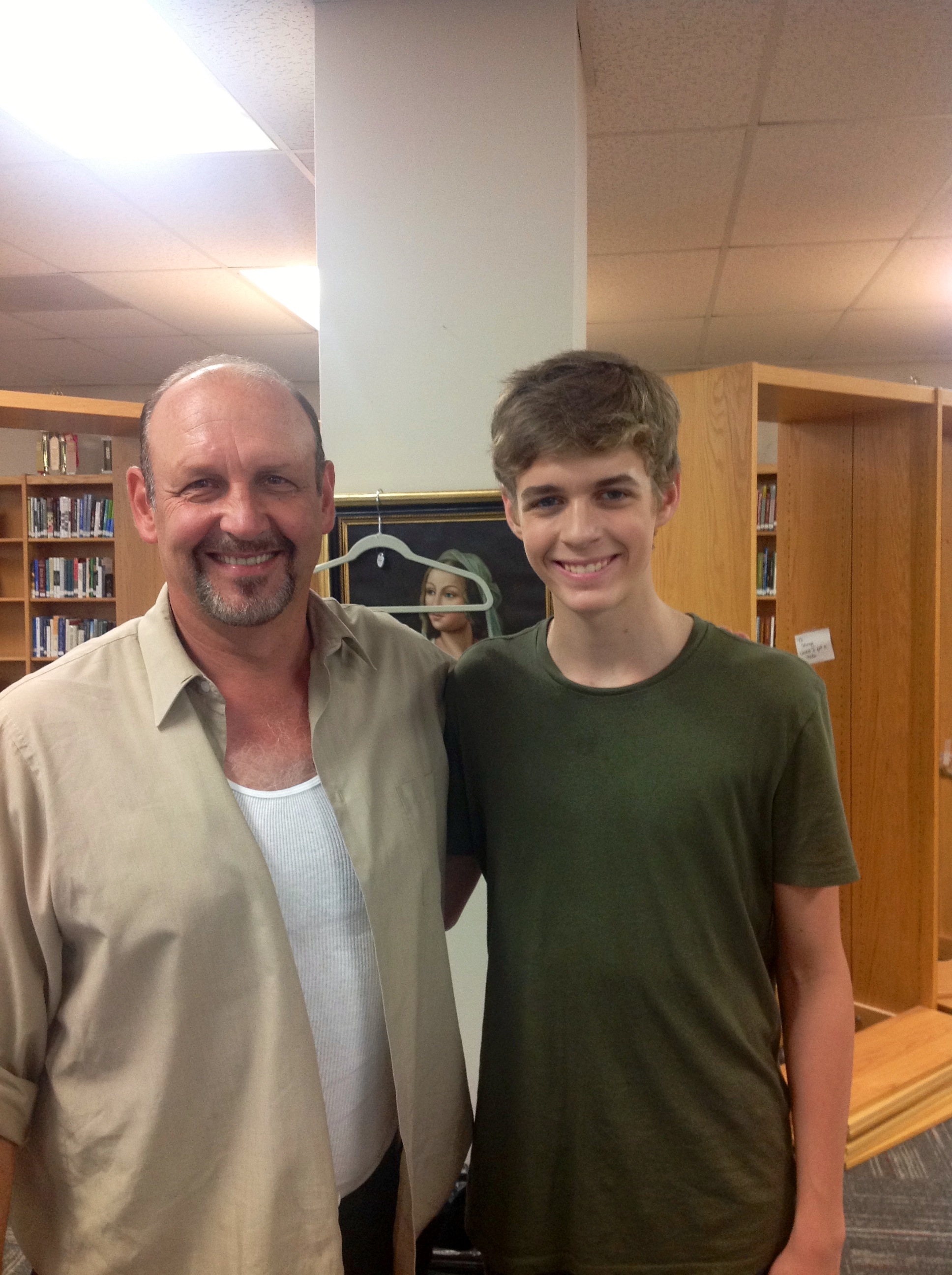 Matt with Nick Searcy - Locker 212