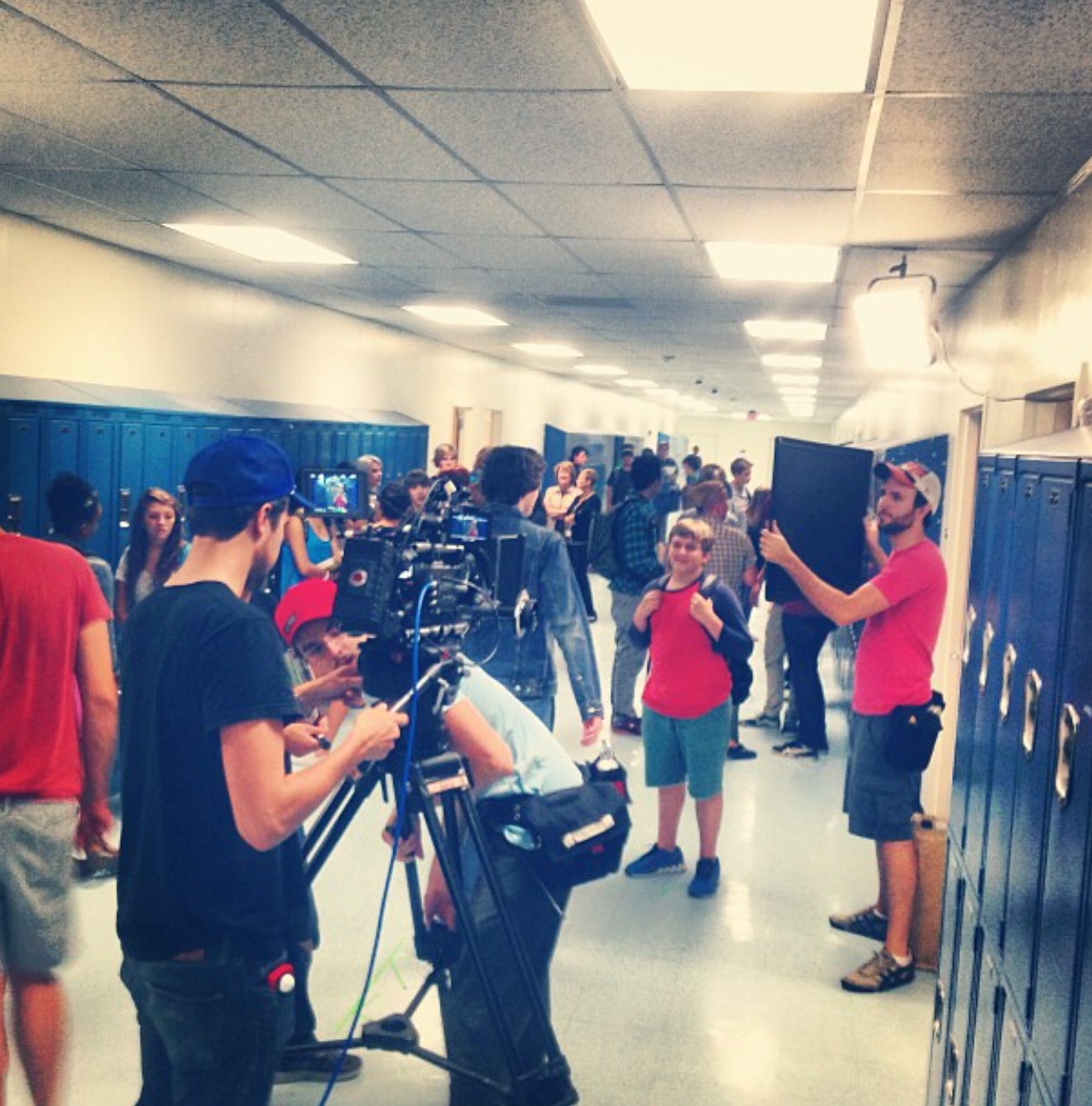 On the set of Locker 212