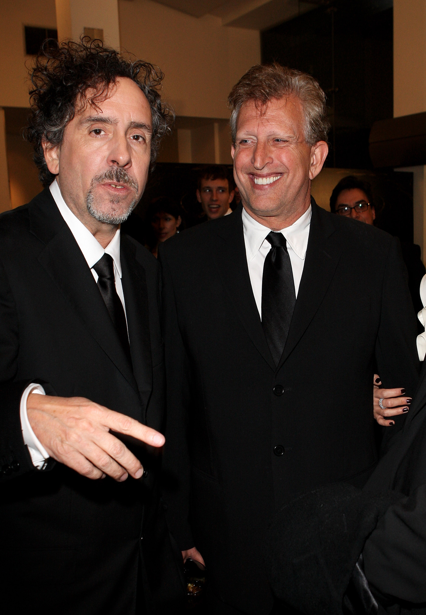 Tim Burton and Joe Roth at event of Alisa stebuklu salyje (2010)
