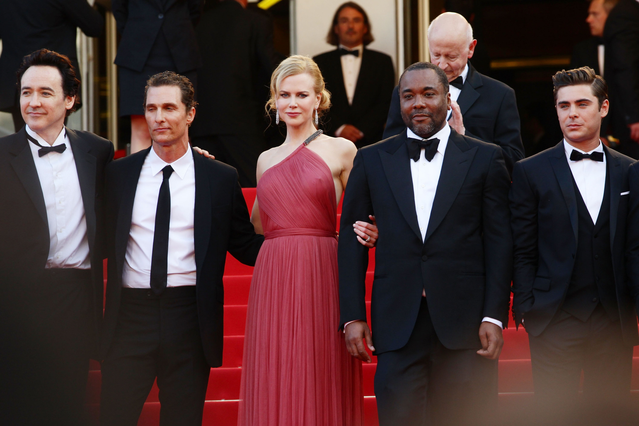 John Cusack, Nicole Kidman, Matthew McConaughey, Lee Daniels and Zac Efron at event of The Paperboy (2012)