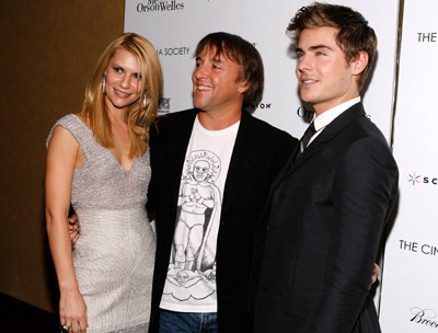 Claire Danes, Richard Linklater and Zac Efron at event of Me and Orson Welles (2008)