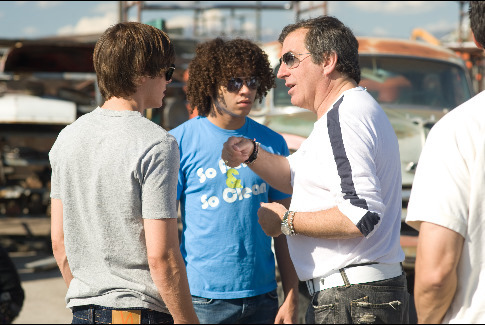 Still of Corbin Bleu, Kenny Ortega and Zac Efron in High School Musical 3: Senior Year (2008)