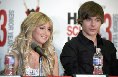 Ashley Tisdale and Zac Efron at event of High School Musical 3: Senior Year (2008)