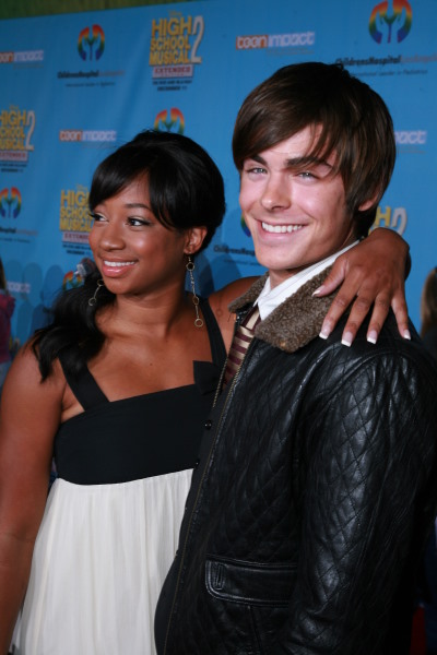 Monique Coleman and Zac Efron at event of High School Musical 2 (2007)