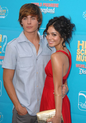 Vanessa Hudgens and Zac Efron at event of High School Musical 2 (2007)