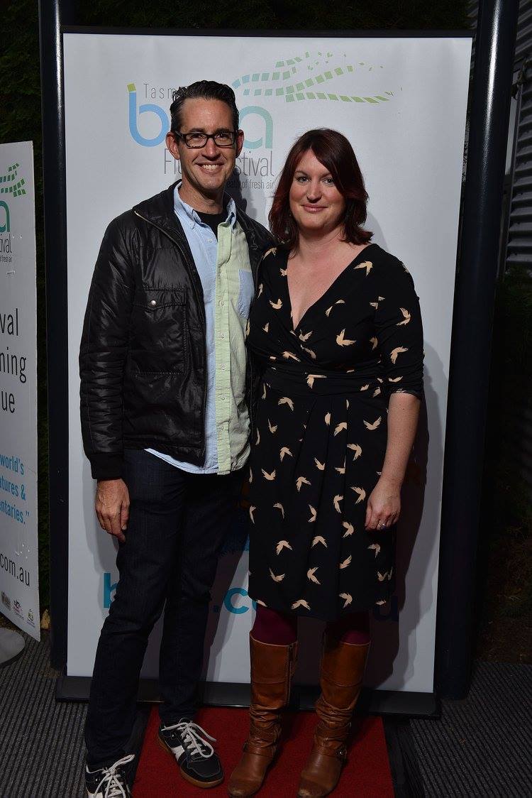 Writer/Director Katharine Rogers at Breath of Fresh Air Film Festival in Tasmania