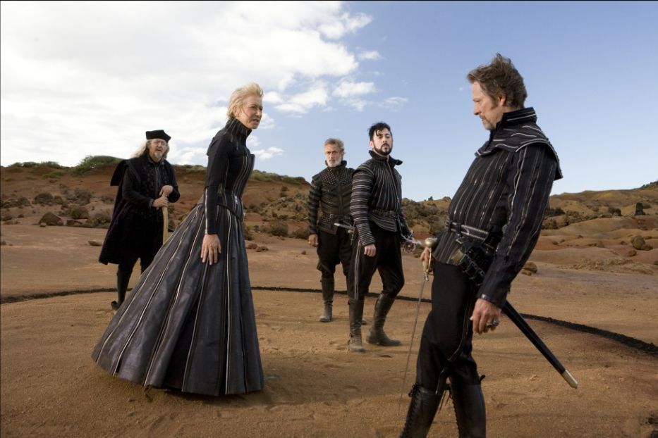 Still of Helen Mirren, David Strathairn, Alan Cumming, Tom Conti and Chris Cooper in The Tempest (2010)