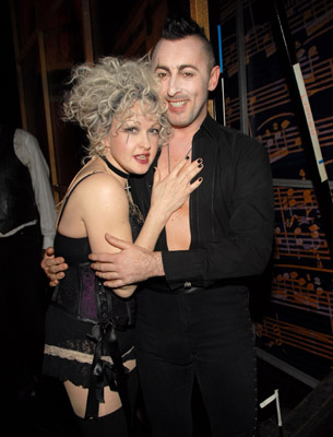 Alan Cumming and Cyndi Lauper