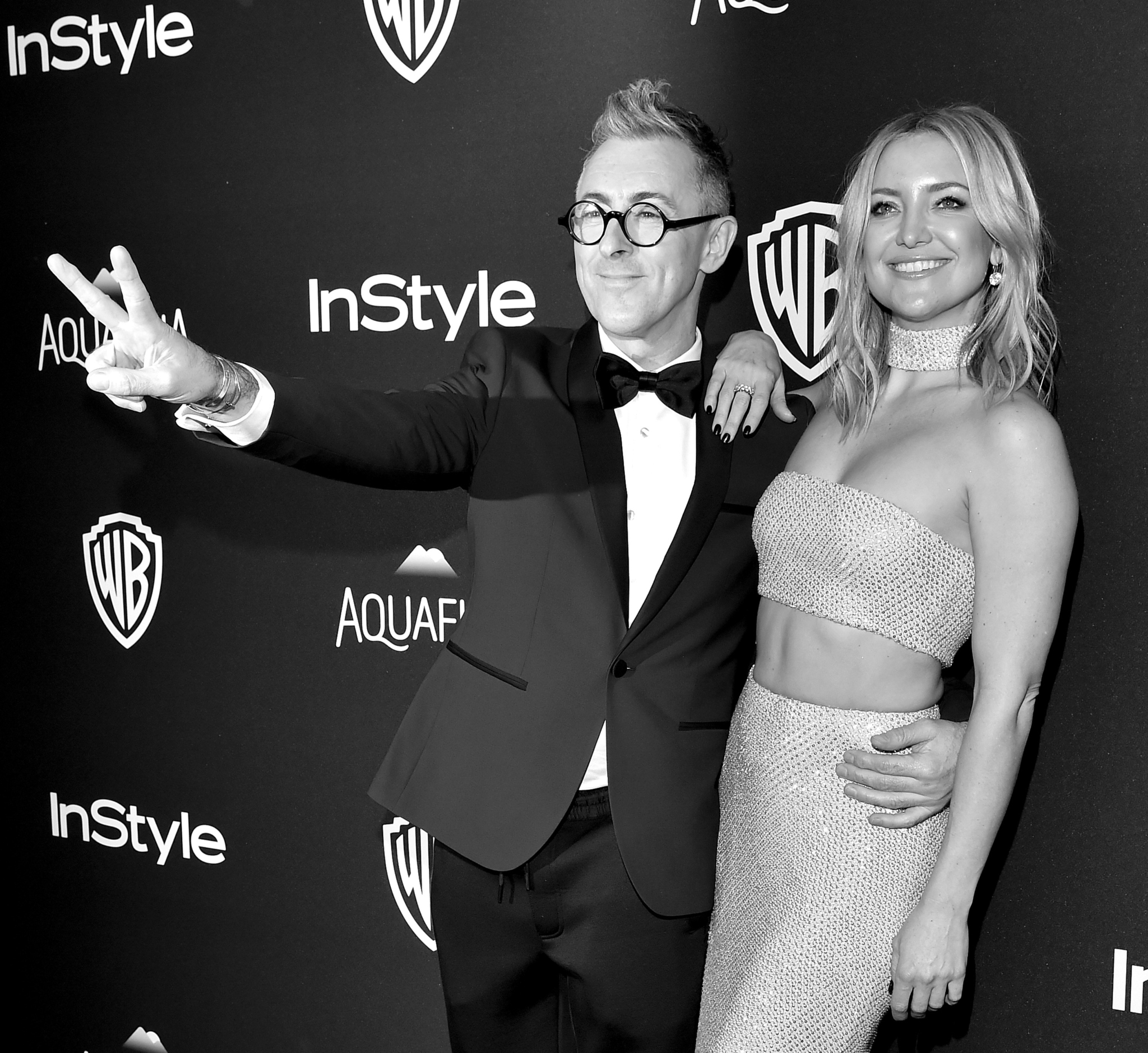 Alan Cumming and Kate Hudson at event of 73rd Golden Globe Awards (2016)