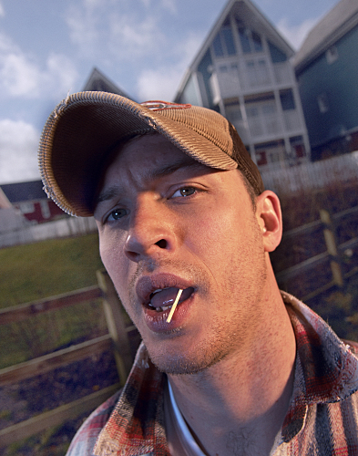 Still of Tom Hardy in Cape Wrath (2007)