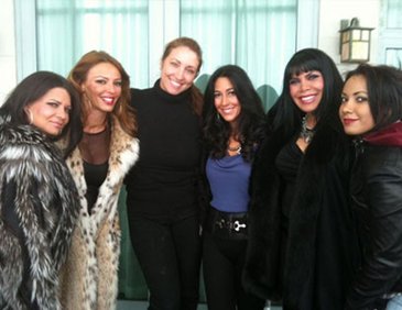 Jacqui Phillips with VH1's Mob WIves