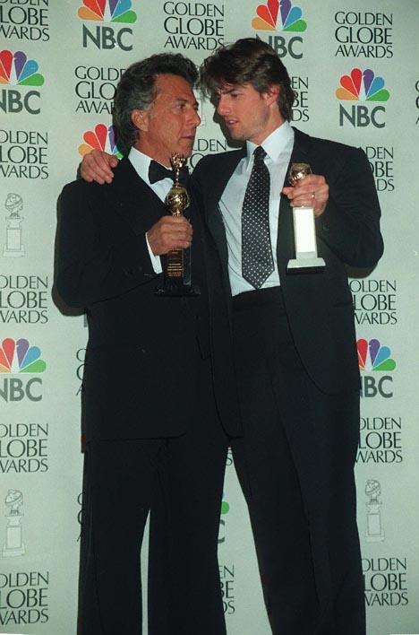 Tom Cruise and Dustin Hoffman