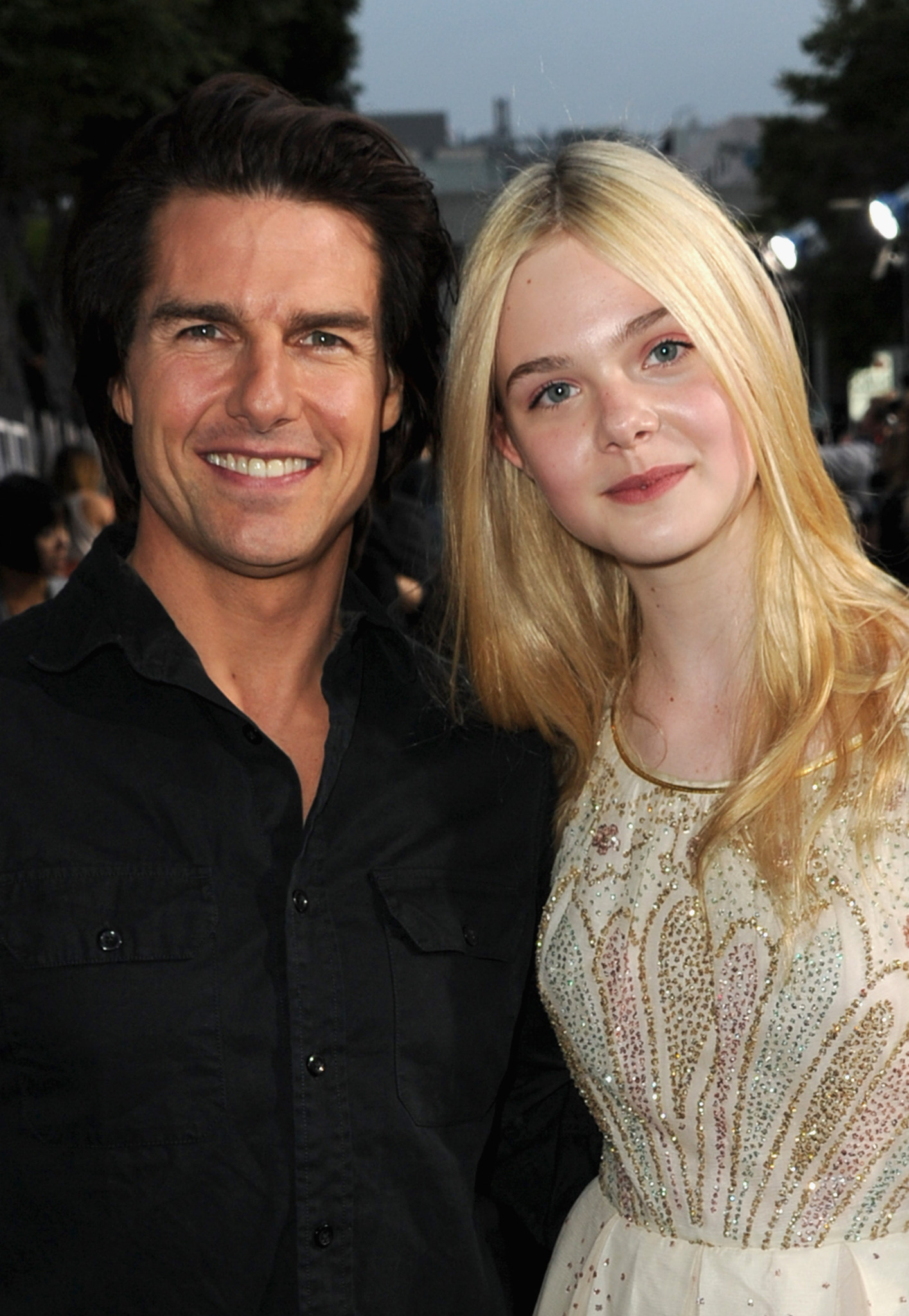 Tom Cruise and Elle Fanning at event of Super 8 (2011)