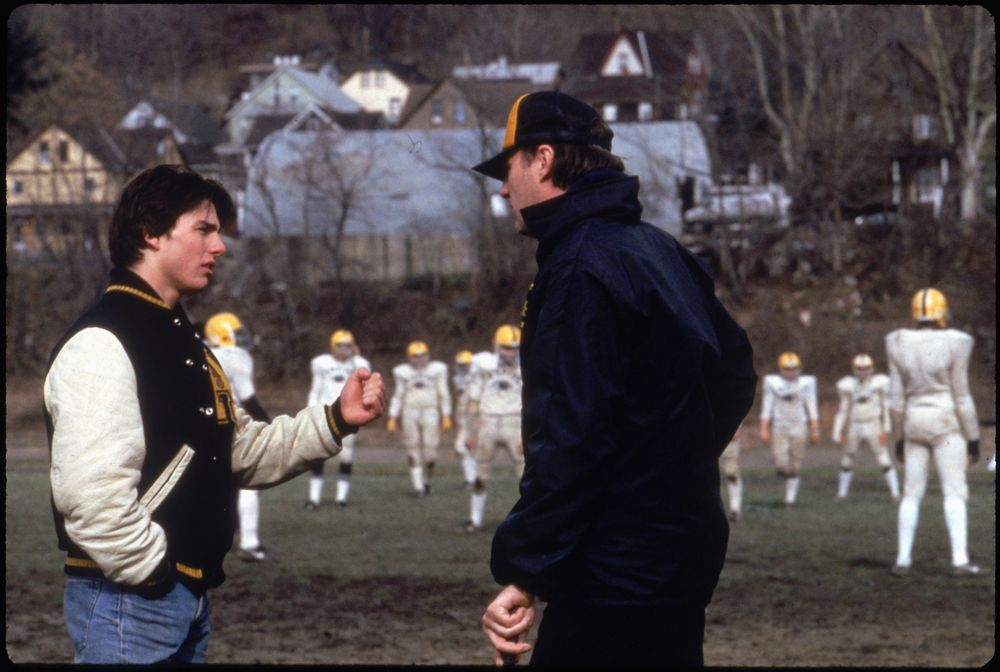 Still of Tom Cruise and Craig T. Nelson in All the Right Moves (1983)