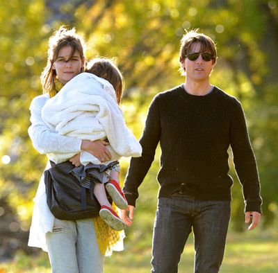 Tom Cruise, Katie Holmes and Suri Cruise