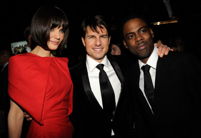 Tom Cruise, Chris Rock and Katie Holmes