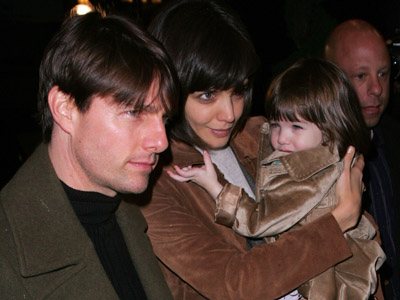 Tom Cruise, Katie Holmes and Suri Cruise