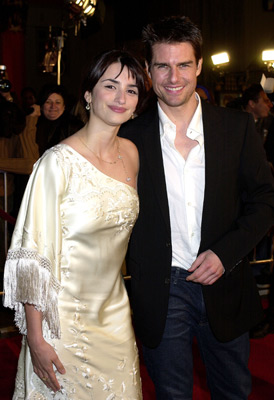 Tom Cruise and Penélope Cruz at event of Vanilinis dangus (2001)