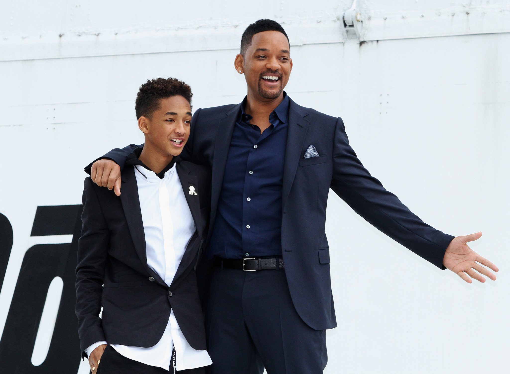 Will Smith and Jaden Smith at event of Zeme - nauja pradzia (2013)