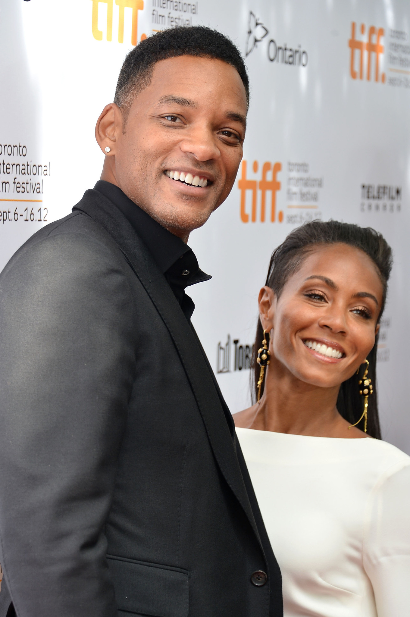 Will Smith and Jada Pinkett Smith at event of Free Angela and All Political Prisoners (2012)