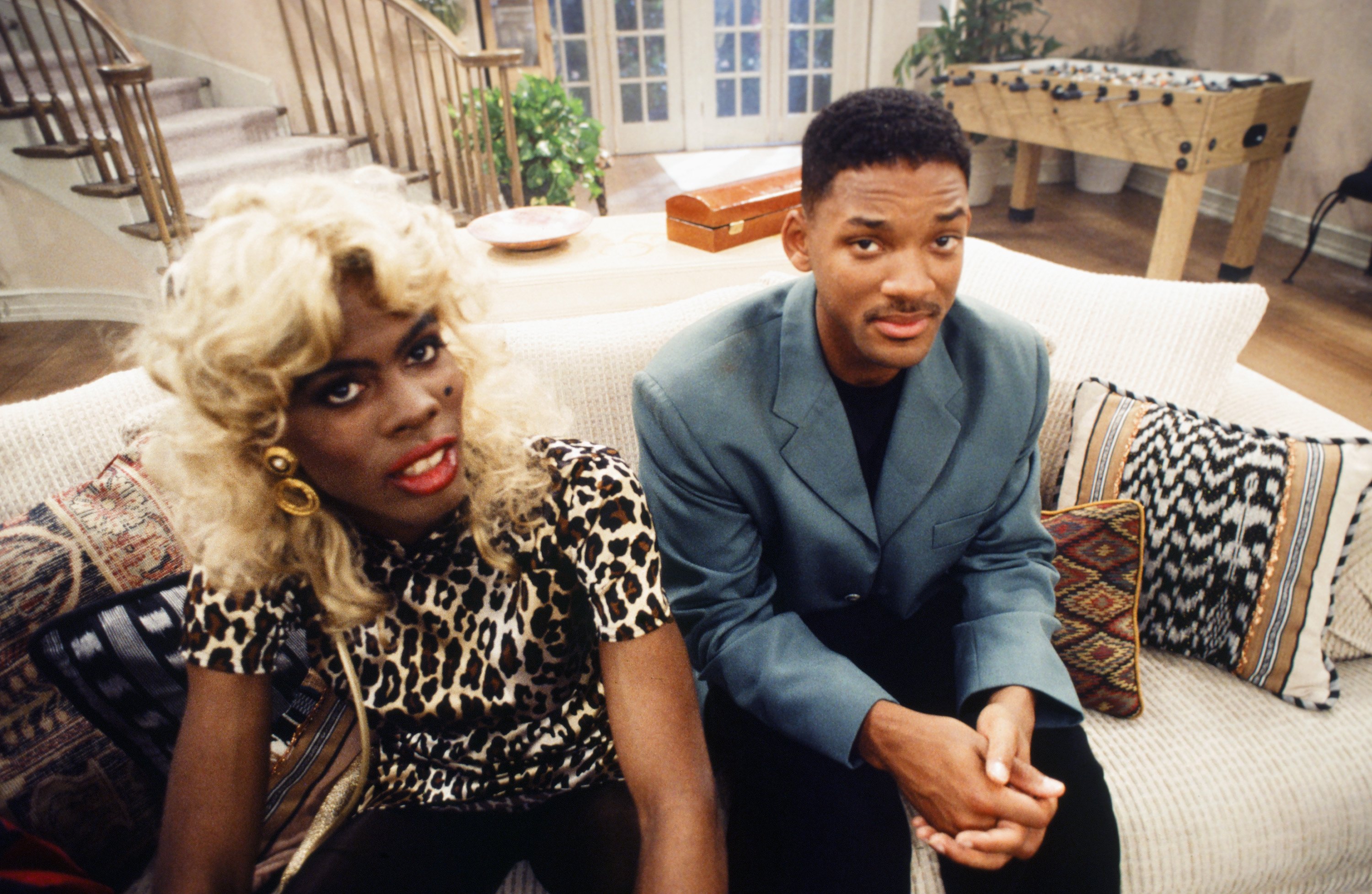 Still of Will Smith and Chris Rock in The Fresh Prince of Bel-Air (1990)