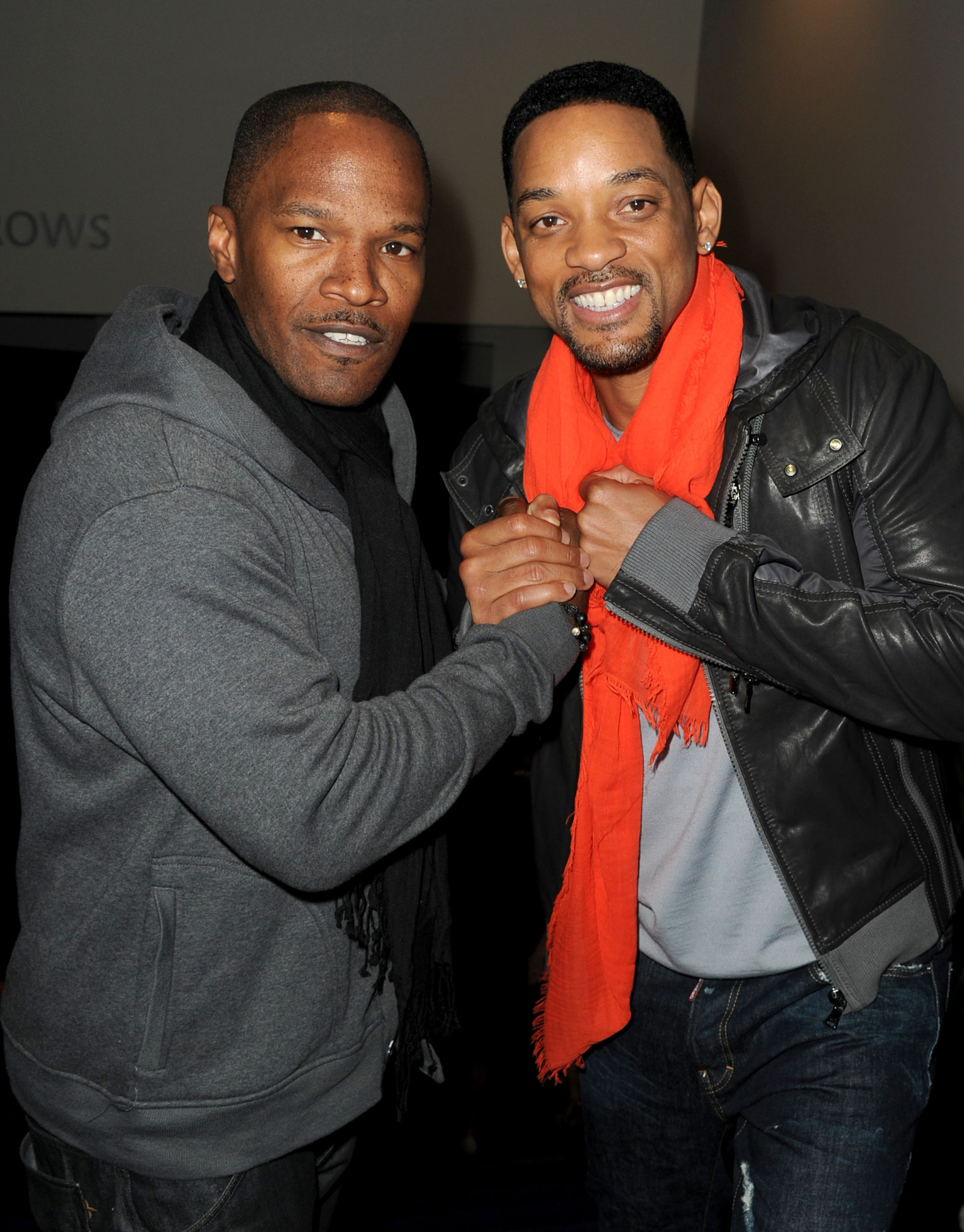 Will Smith and Jamie Foxx at event of Justin'as Bieber'is: niekada nesakyk niekada (2011)