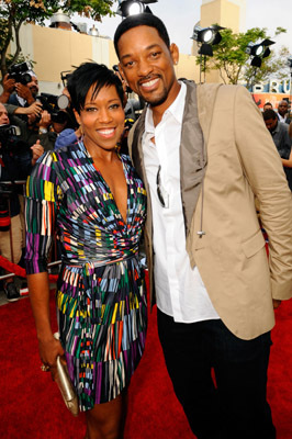 Will Smith and Regina King at event of The Karate Kid (2010)