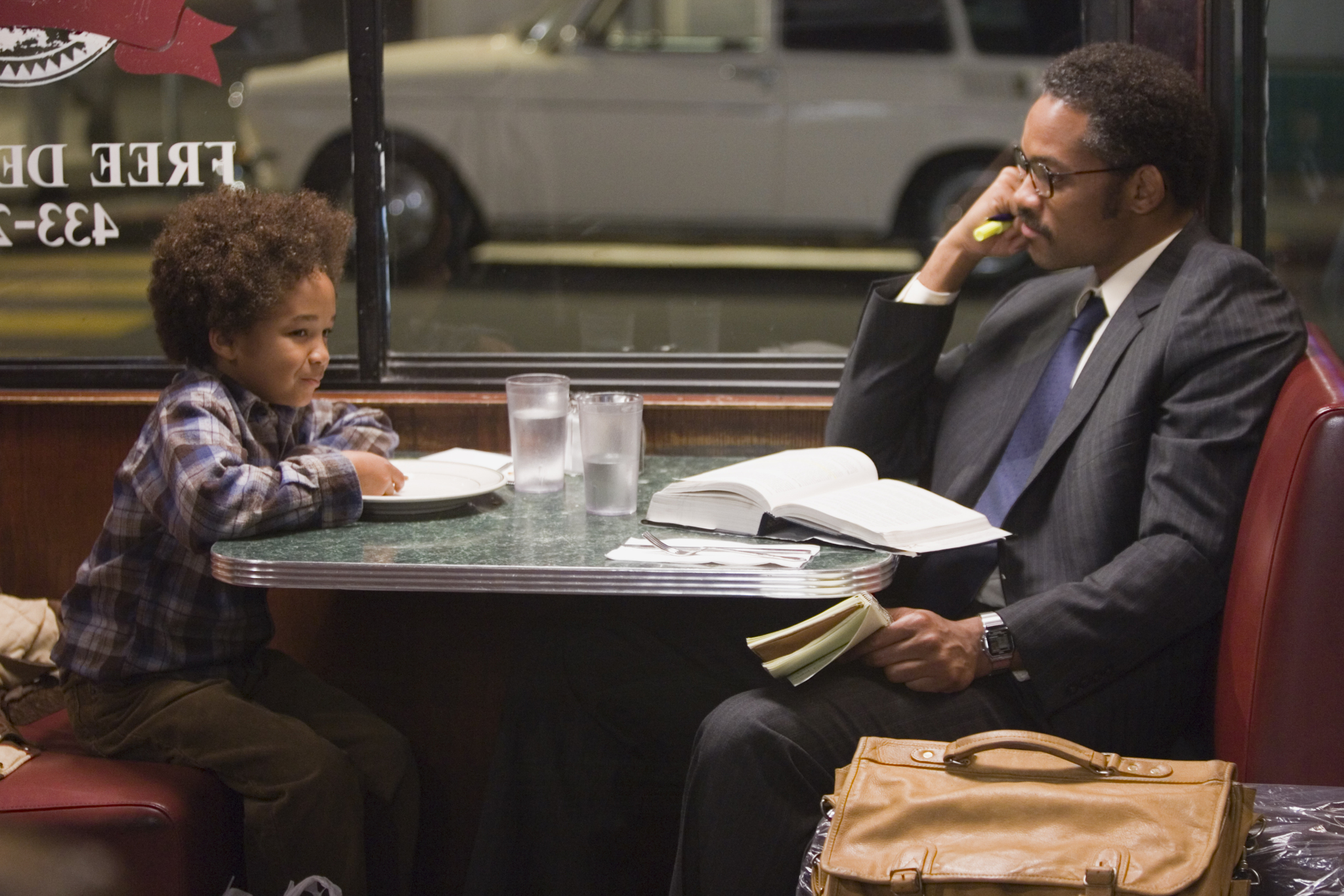 Still of Will Smith and Jaden Smith in The Pursuit of Happyness (2006)