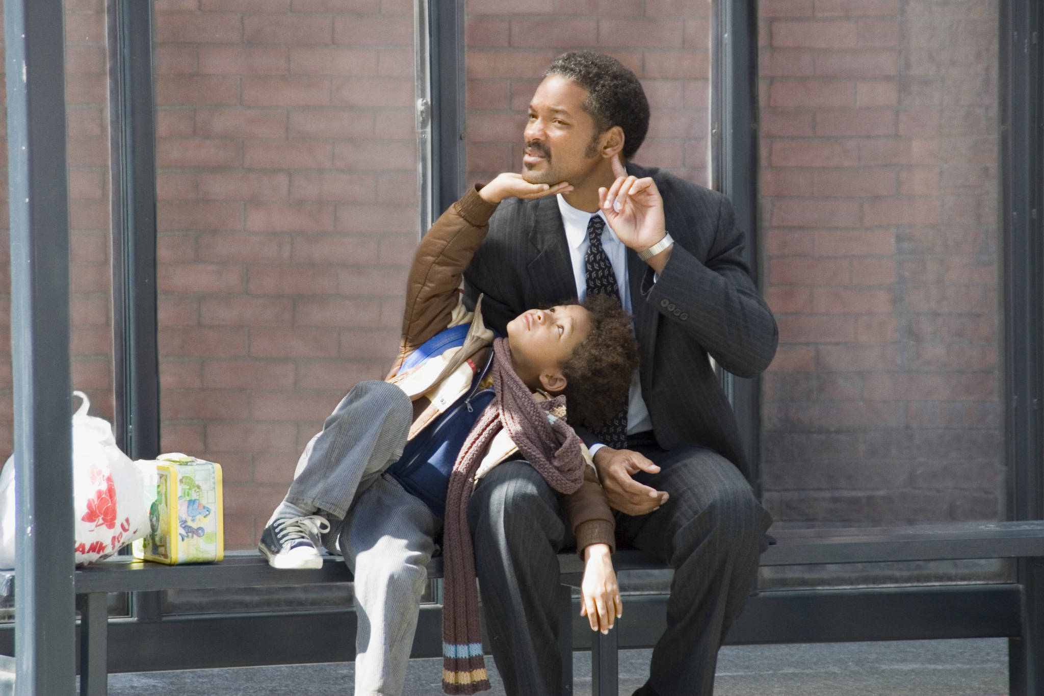 Still of Will Smith and Jaden Smith in The Pursuit of Happyness (2006)