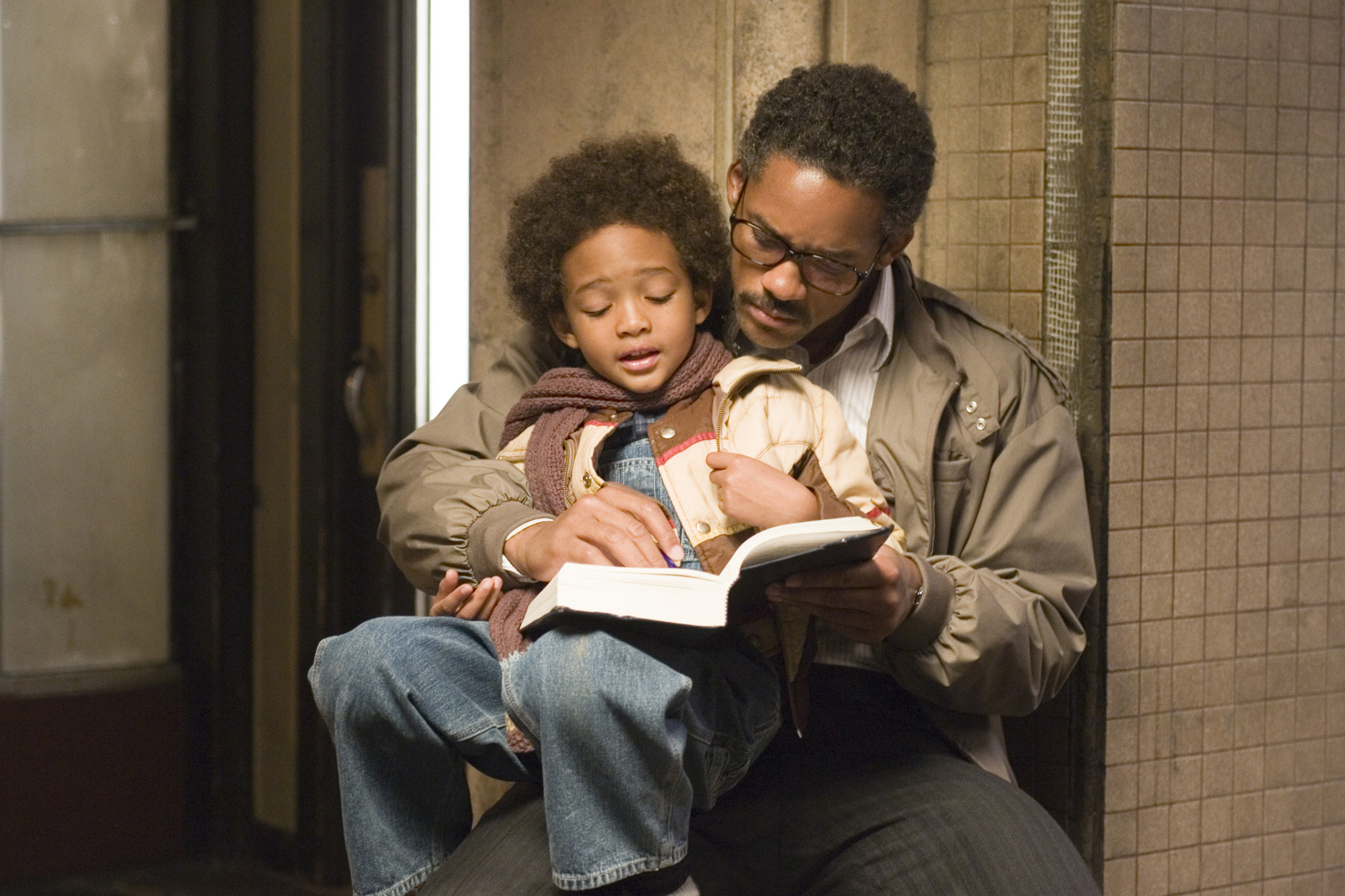 Still of Will Smith and Jaden Smith in The Pursuit of Happyness (2006)