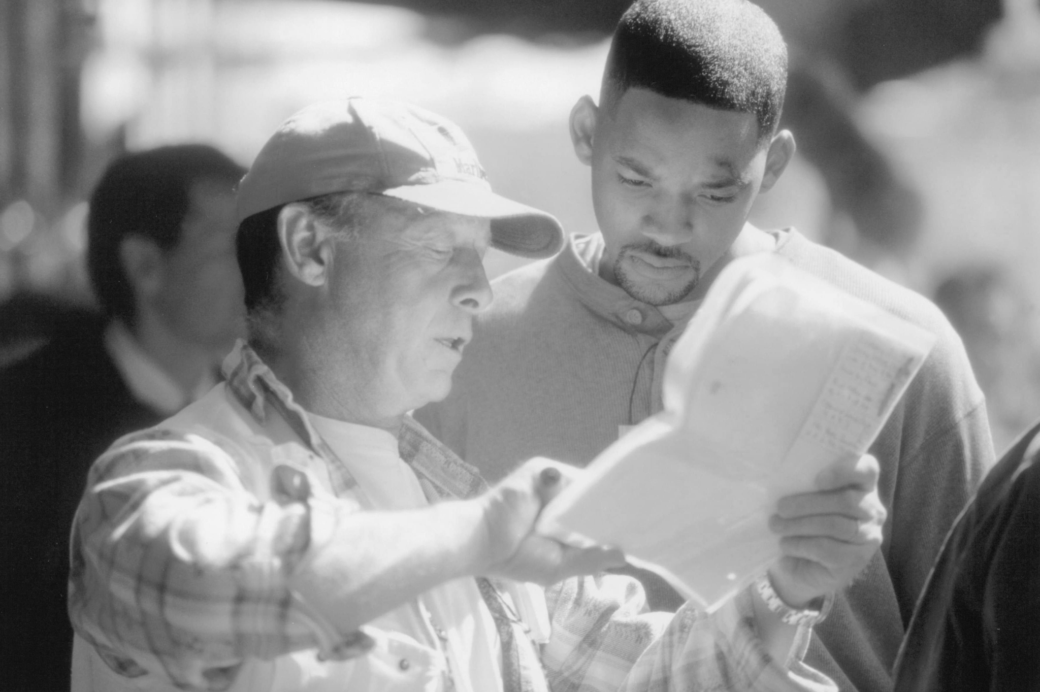 Still of Will Smith and Tony Scott in Valstybes priesas (1998)