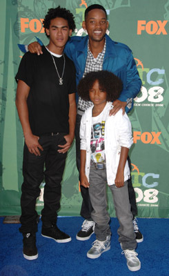 Will Smith, Jaden Smith and Trey Smith