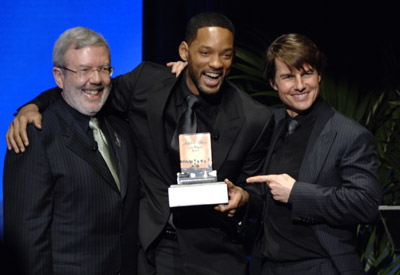 Tom Cruise, Will Smith and Leonard Maltin