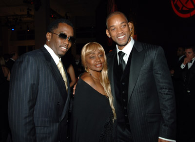 Will Smith, Sean Combs and Janice Combs